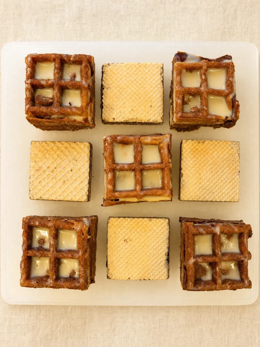 Waffle Wafers — Overhead